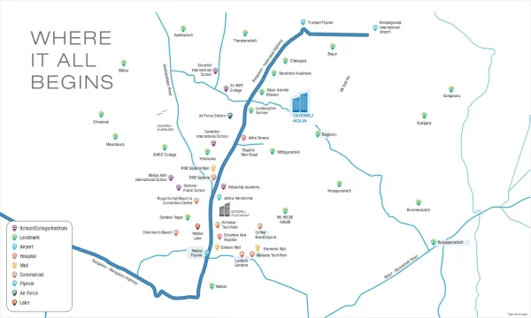 Godrej Aqua location map