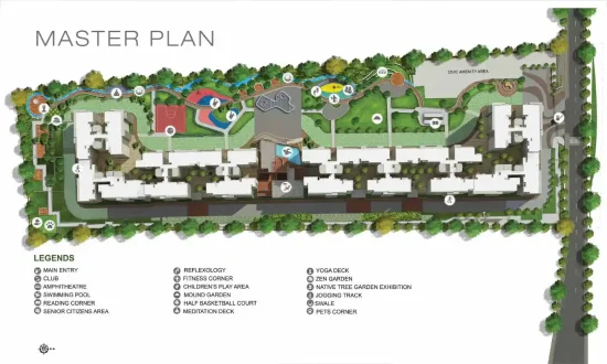Godrej Aqua master plan